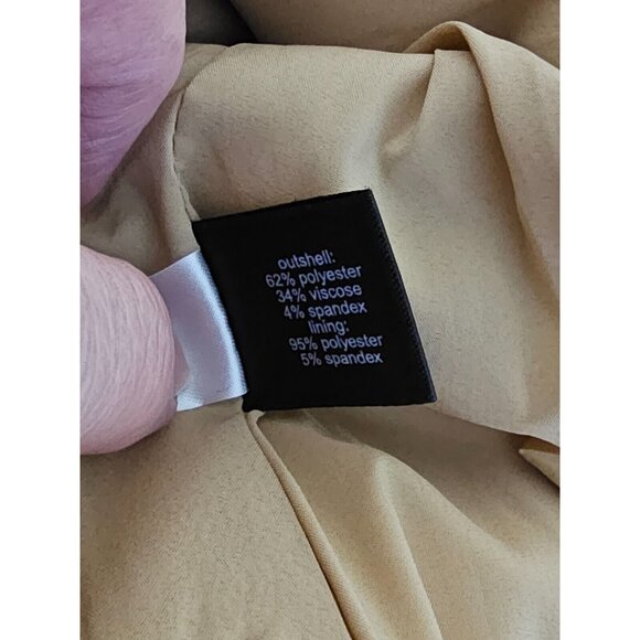 The Limited Womens Blazer Size 2 Lined Tan Long Sleeve - Picture 4 of 6